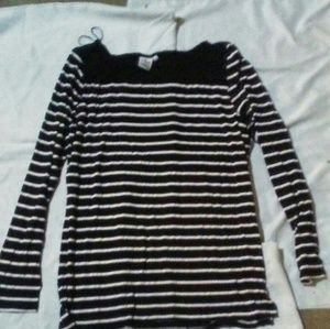 Casual Ladies striped long sleeve shirt